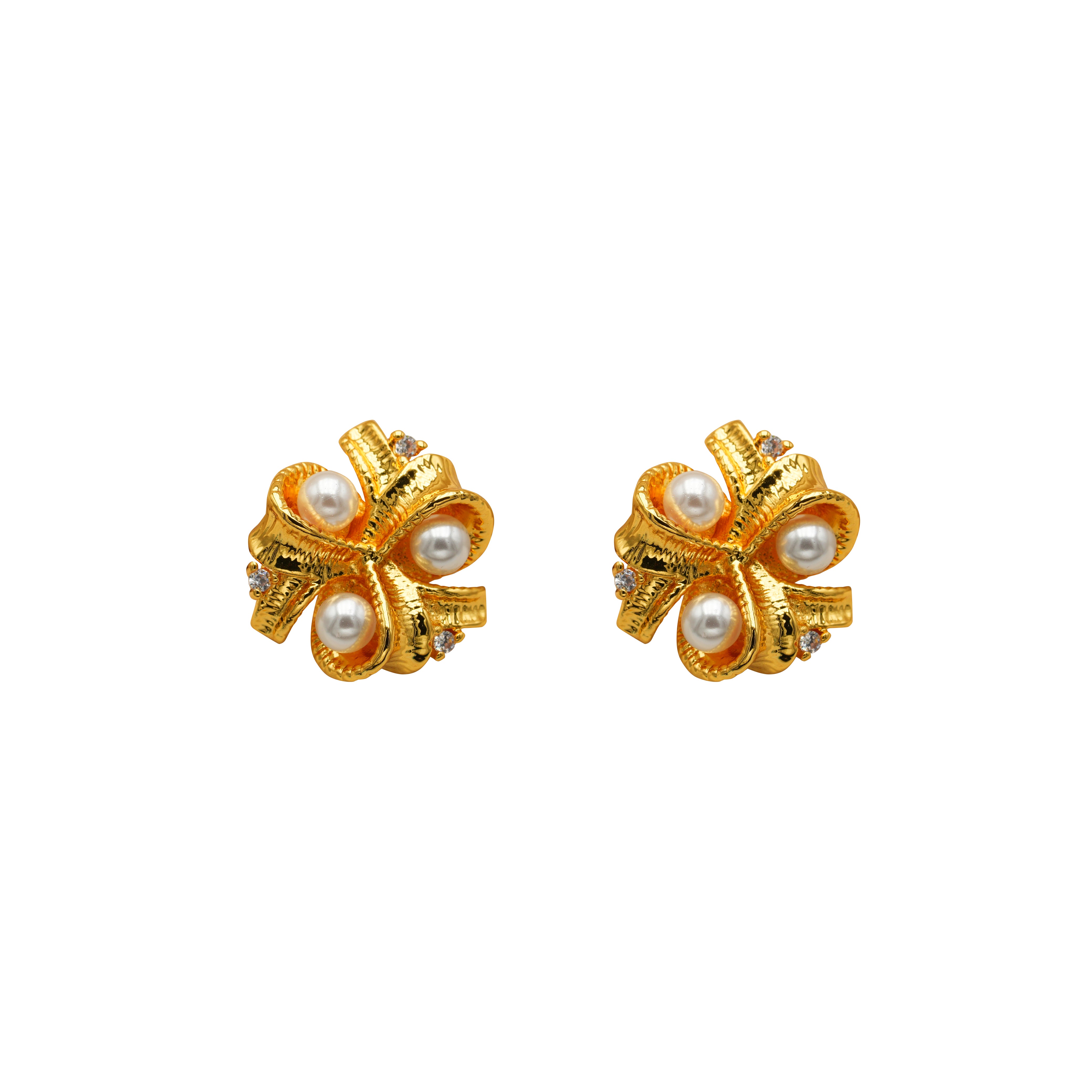 Golden Doorbell Earrings
