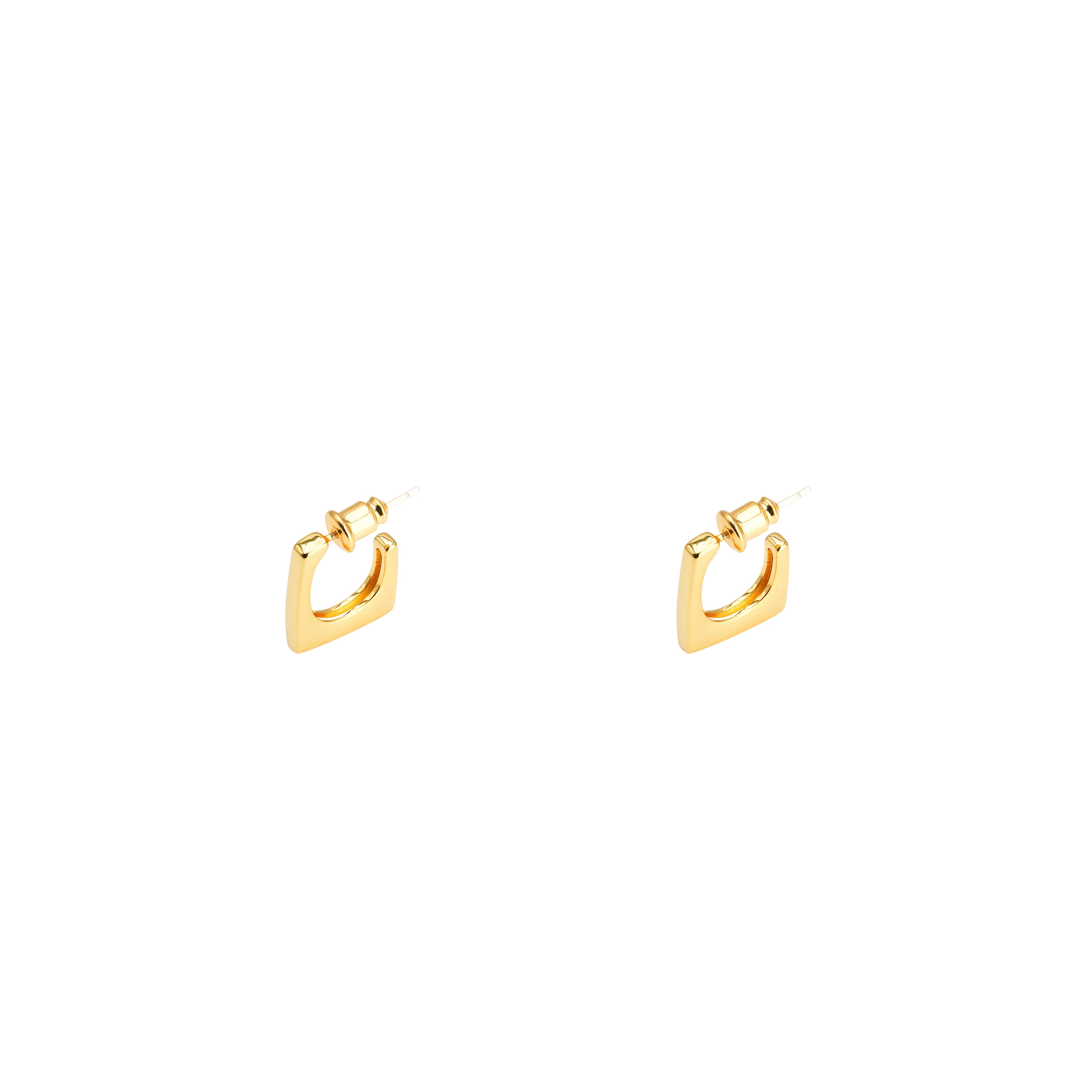 Golden Arc Earrings