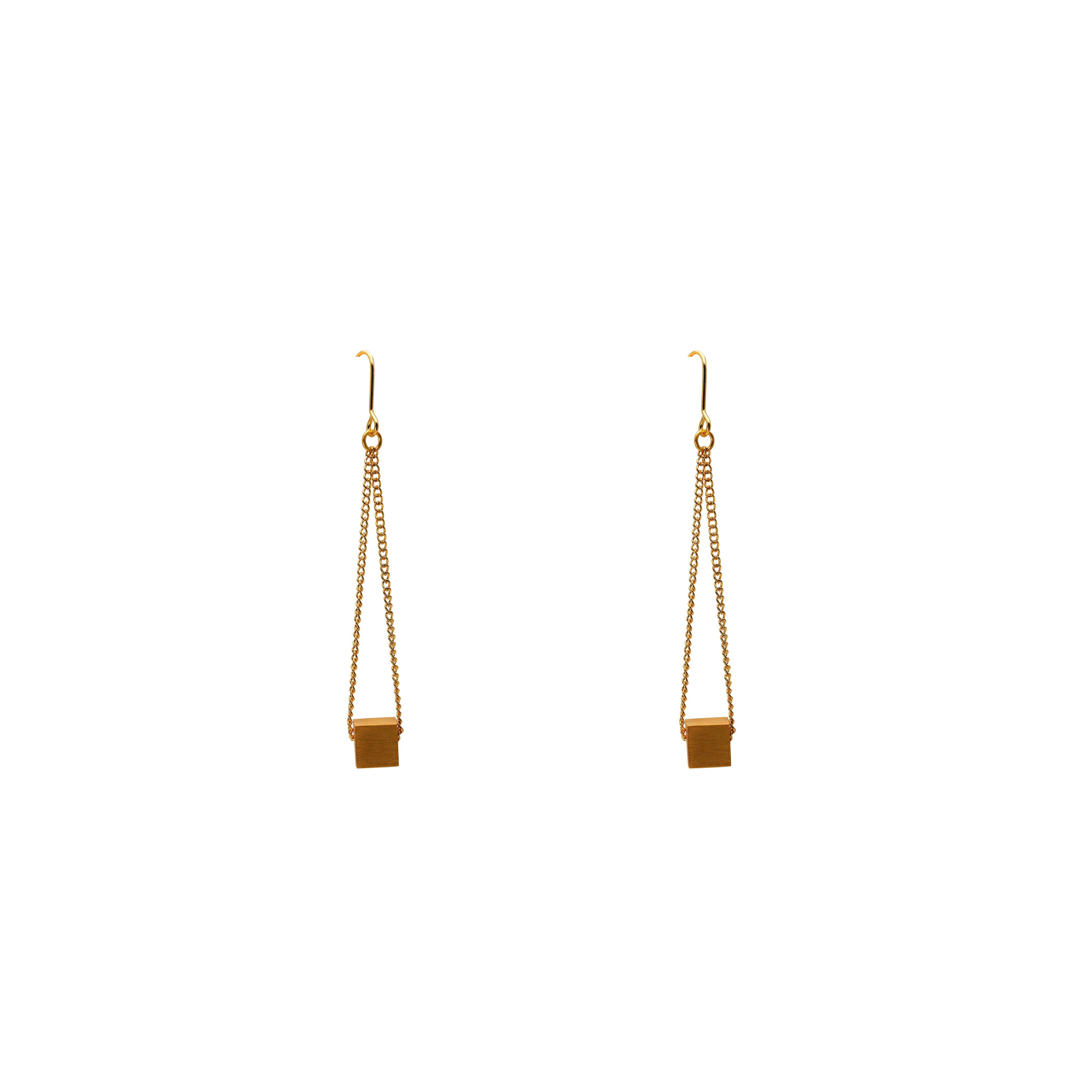 Cube Pendulum Earrings