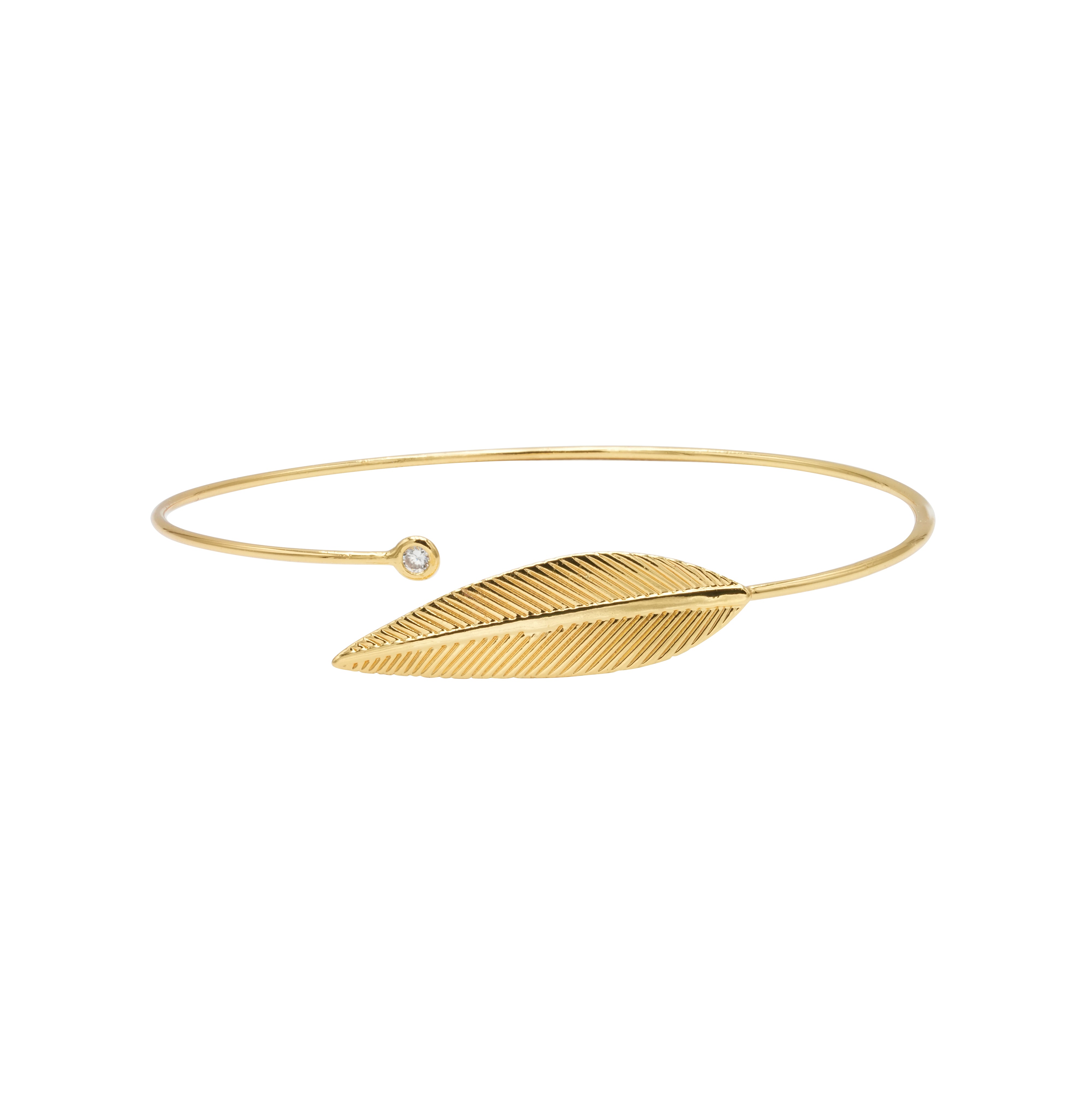 Golden Leaf Bracelet