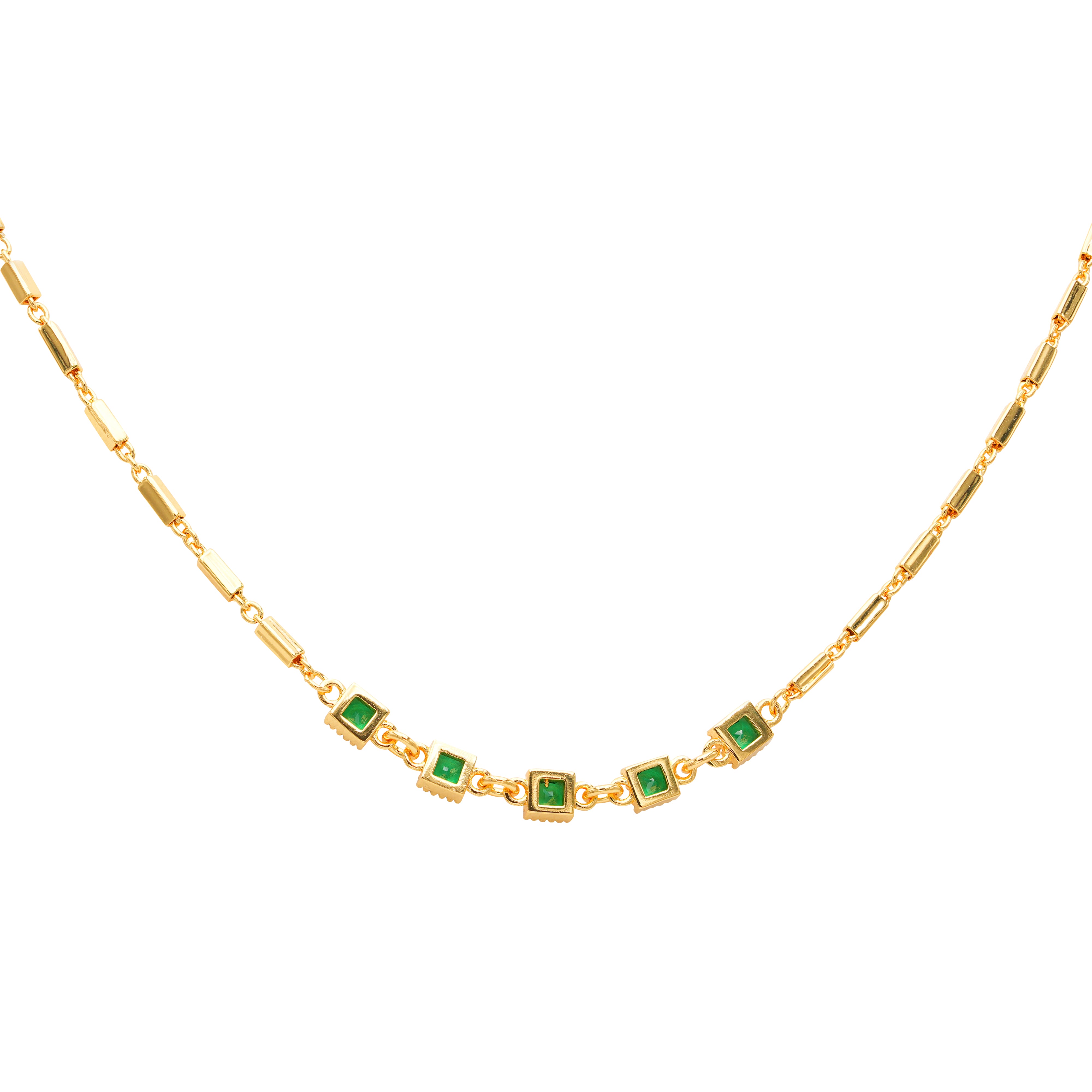 Emerald Array Necklace