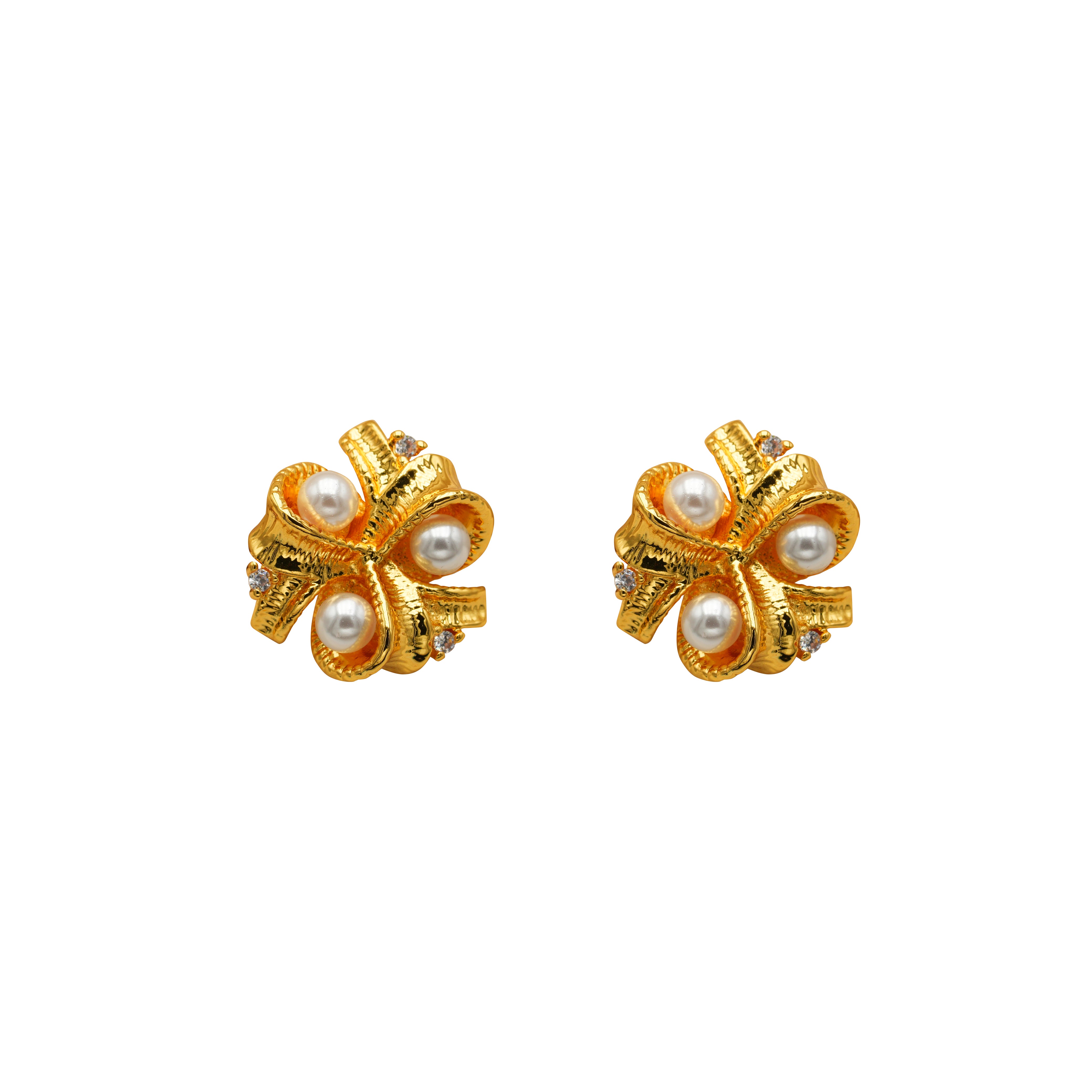 Golden Doorbell Earrings