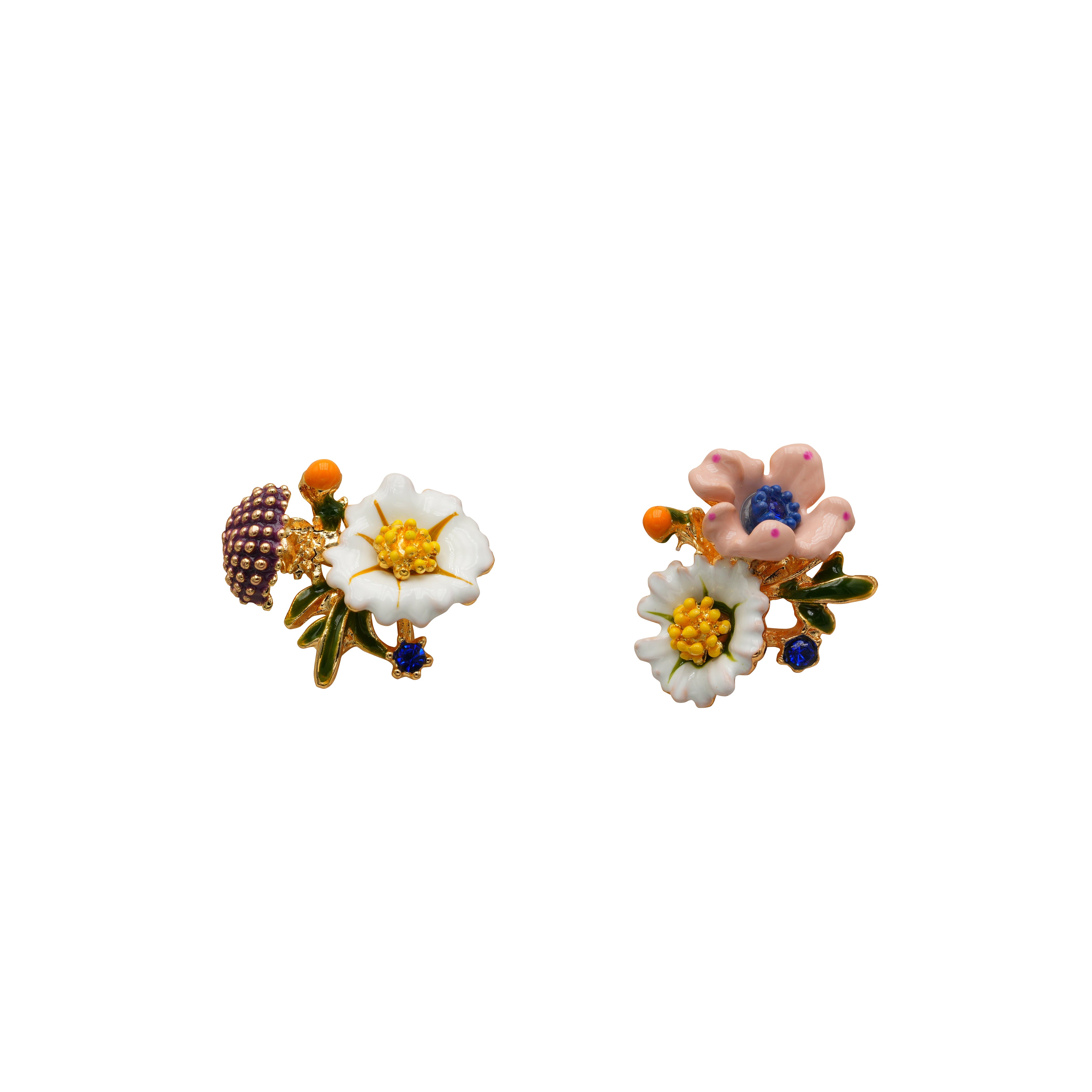 Tiny Spring Flowers Earrings