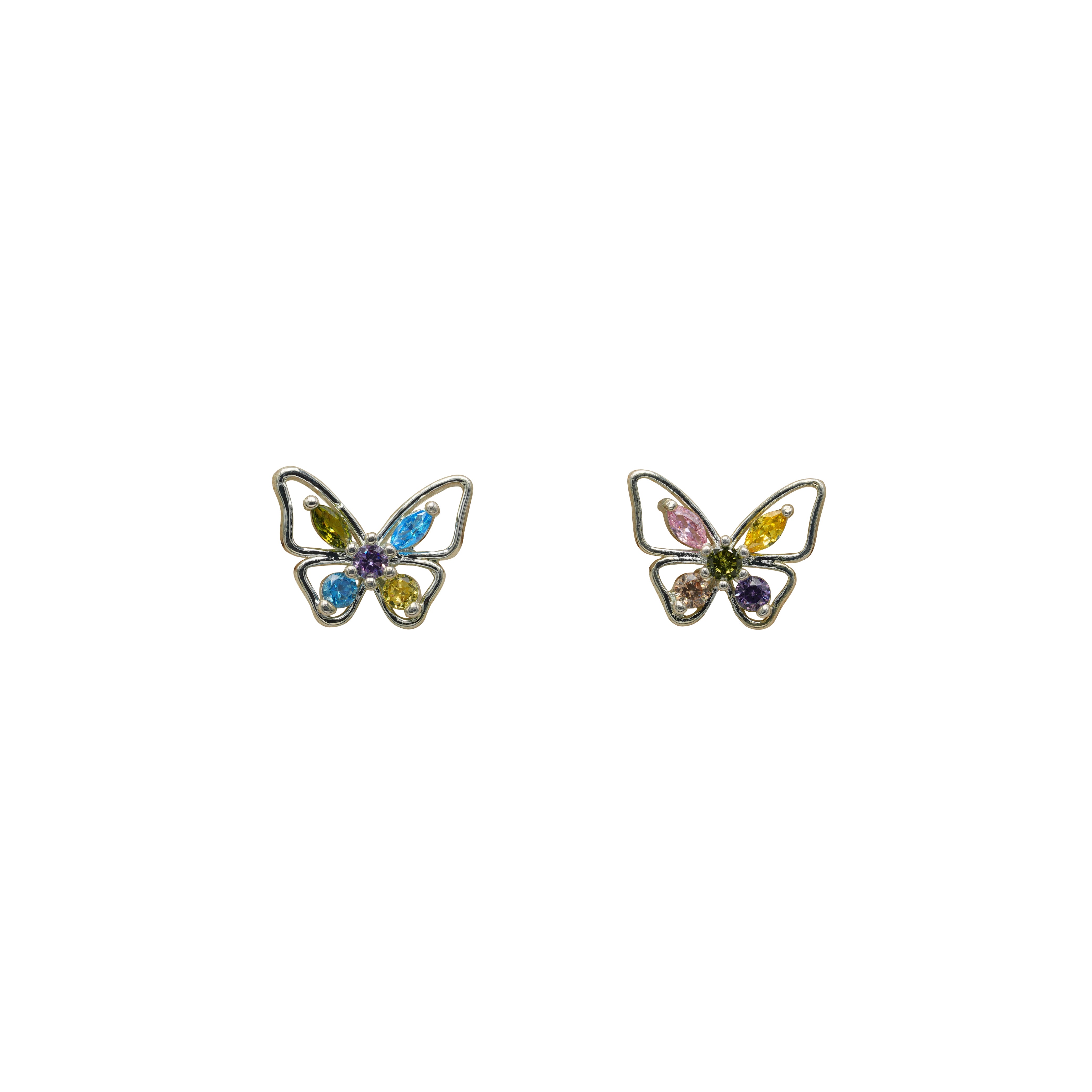 Crystal Butterfly Earring